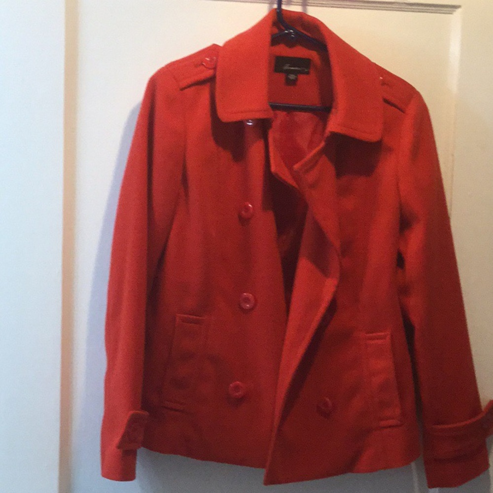 Red Pea Coat